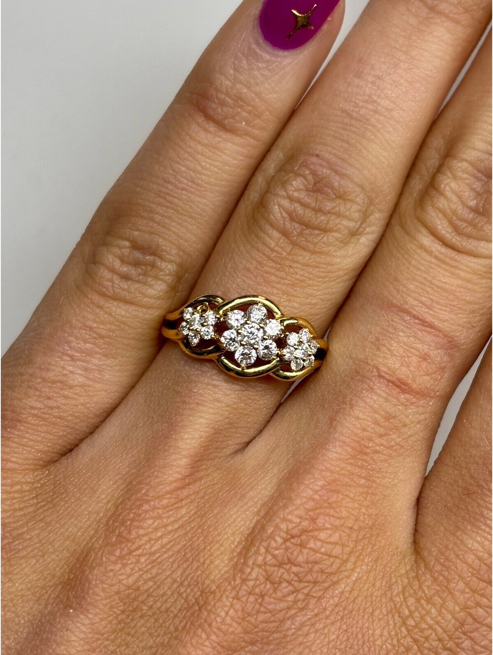 18k Yellow Gold Diamond Ring